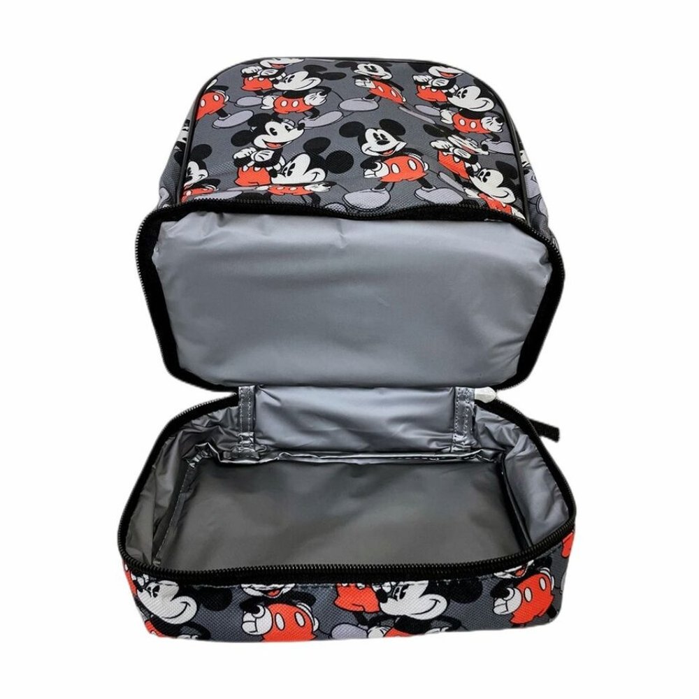 Disney Mickey Mouse All Over Print Drop Bottom Lunch Bag, Mickey Mouse Lunch Bag - Picture 7 of 7